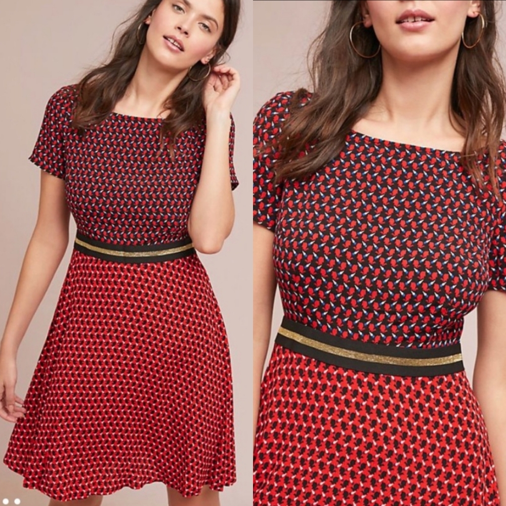 Anthropologie Maeve Amici Little Rabbit Dress